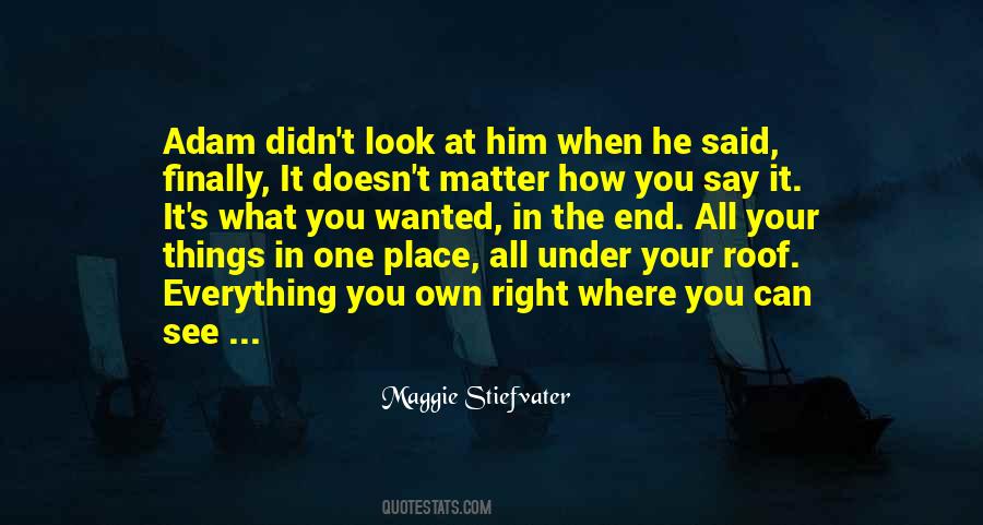 Finally End Quotes #619931
