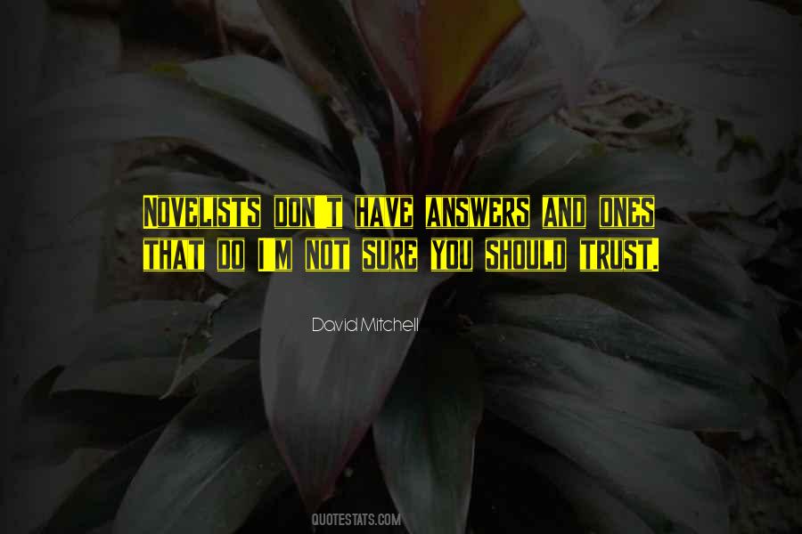 Should I Trust You Quotes #1234391