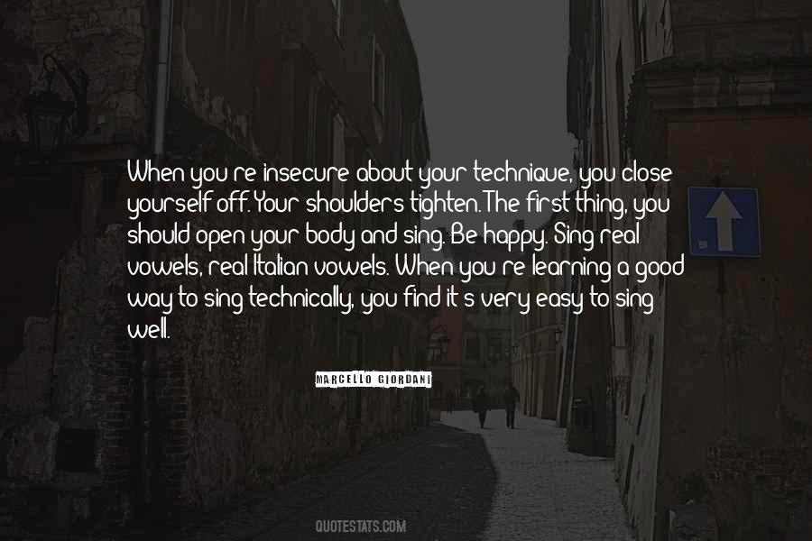 Learning How To Be Happy Quotes #334327