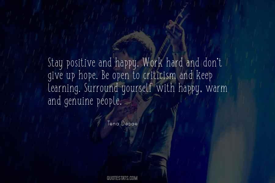 Learning How To Be Happy Quotes #464631