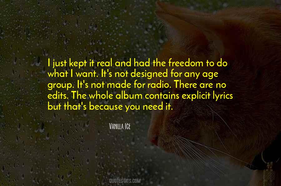 I Just Want Real Quotes #1298691