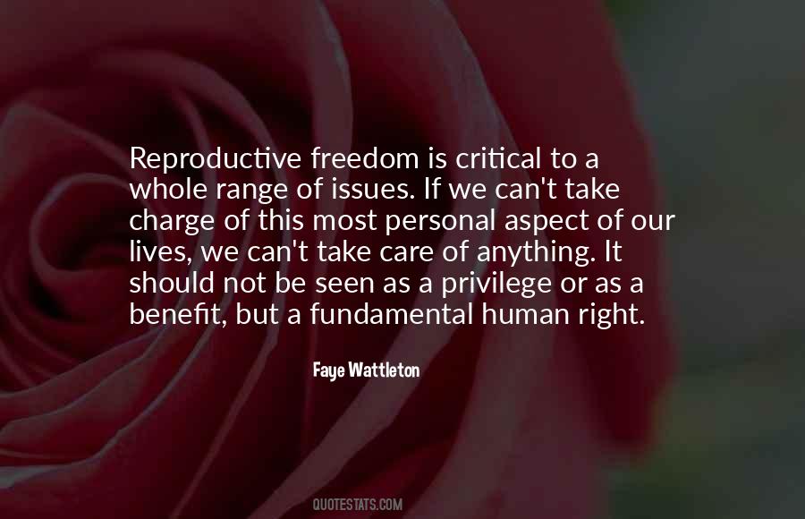 Fundamental Freedom Quotes #199687