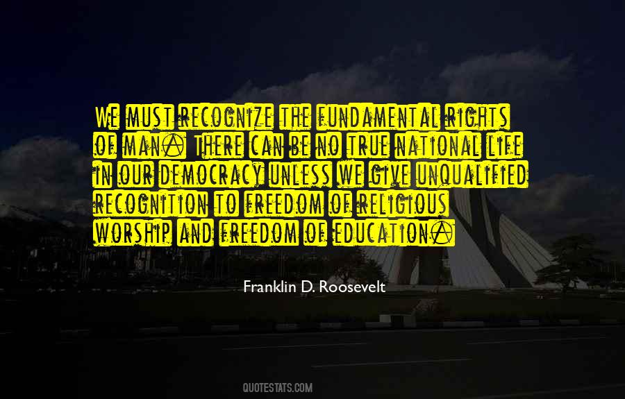 Fundamental Freedom Quotes #846974