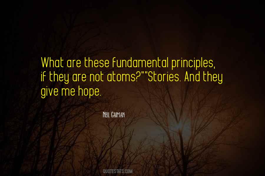 Fundamental Principles Quotes #1834290