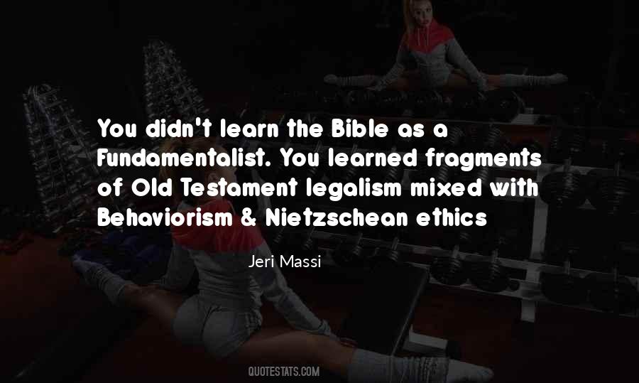 Fundamentalist Bible Quotes #1278189