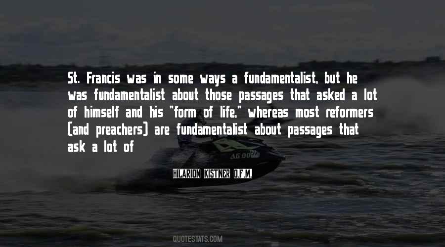 Fundamentalist Quotes #575857