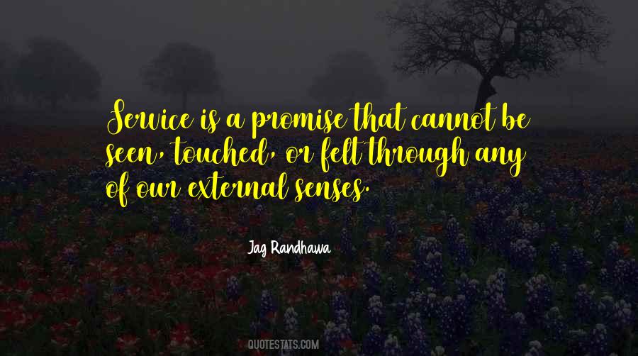 Cannot Be Seen Or Even Touched Quotes #1740918