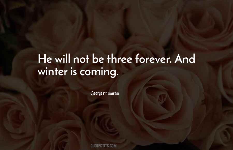 Coming Winter Quotes #1157594