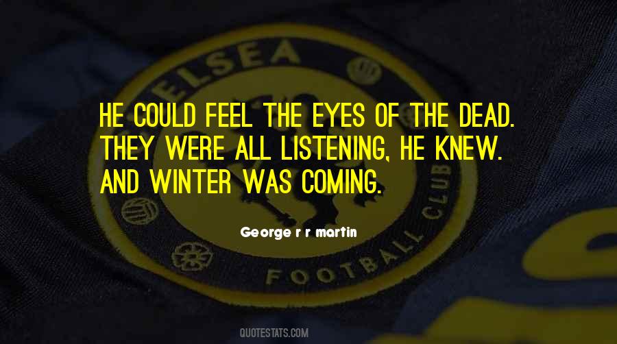 Coming Winter Quotes #1193683