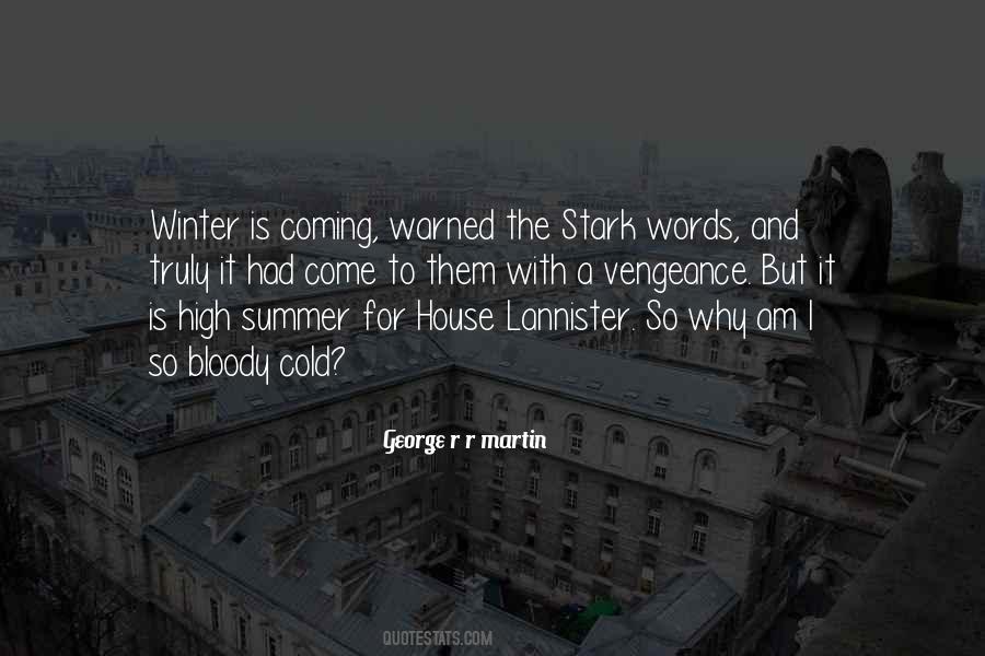 Coming Winter Quotes #1597910