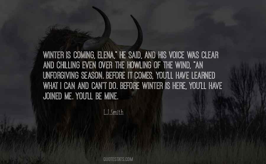Coming Winter Quotes #878582