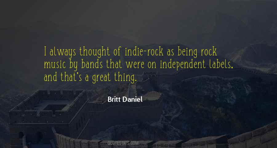 Being A Rock Quotes #598040