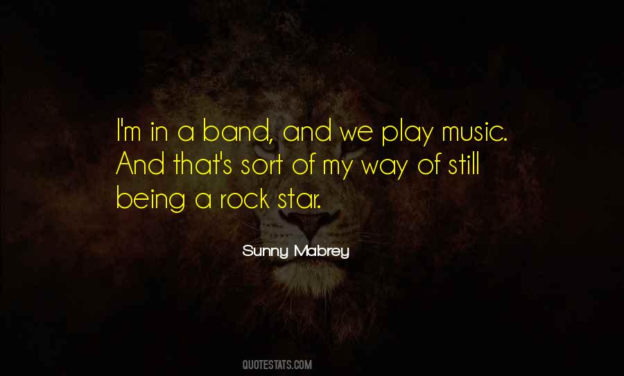 Being A Rock Quotes #723524