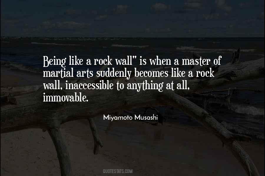 Being A Rock Quotes #743269