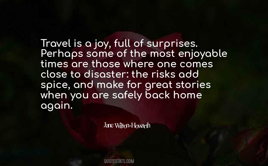 Travel Back Home Quotes #1638616