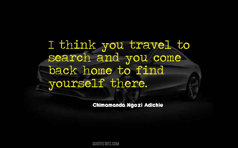 Travel Back Home Quotes #325553