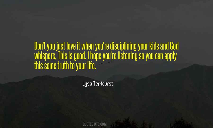 Love Discipline Quotes #1409043