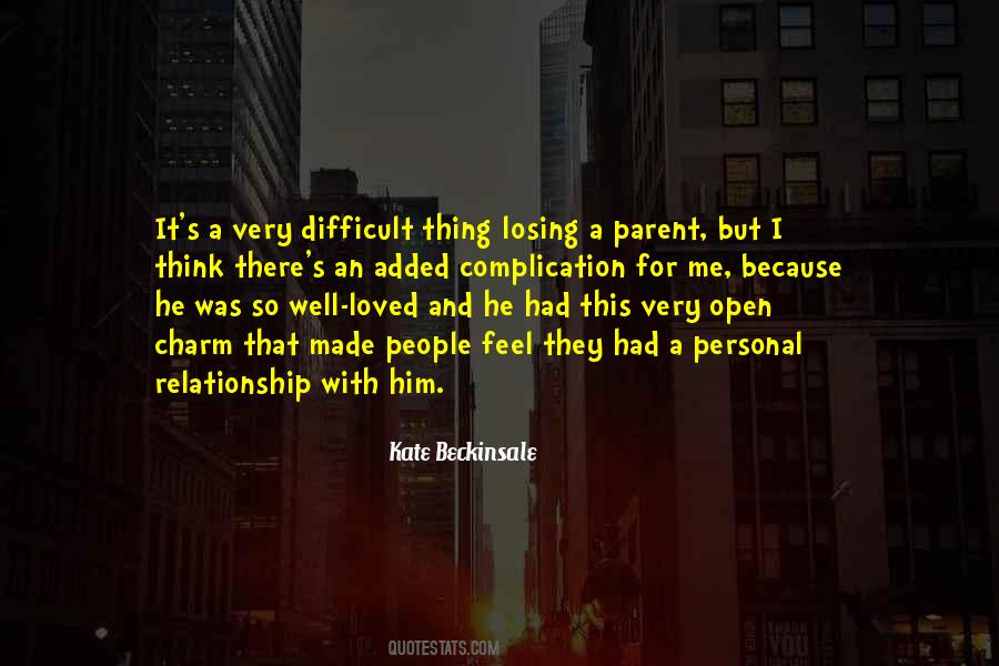 Parent Relationship Quotes #912903