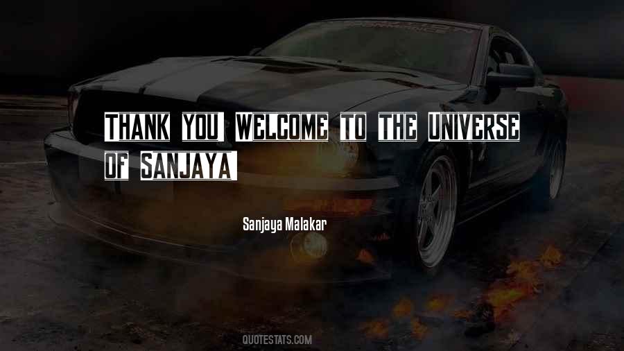 Thank You Welcome Quotes #1087570