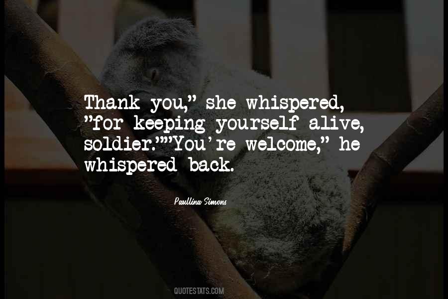 Thank You Welcome Quotes #626708