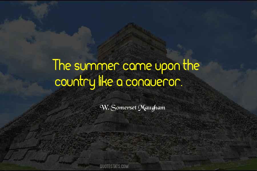 Summer Country Quotes #1031692