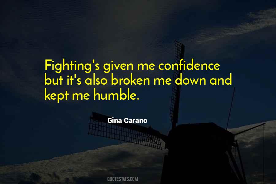 Humble Confidence Quotes #1018890