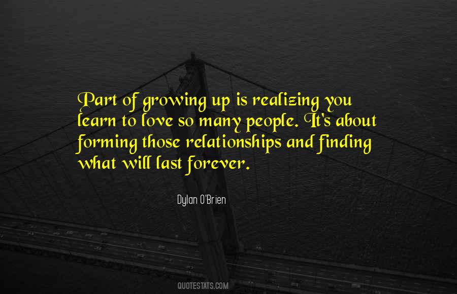 Quotes About Growing To Love #595468