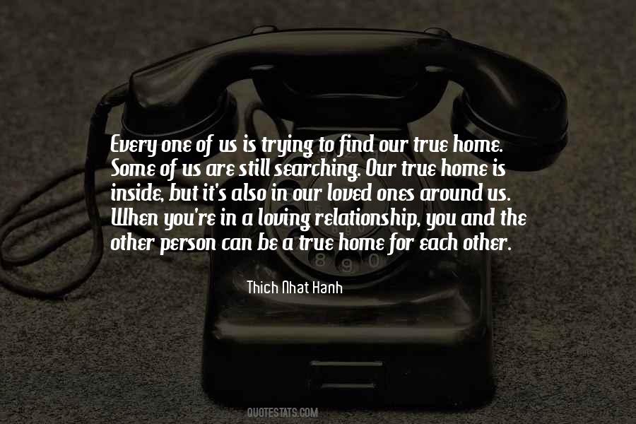 Home In A Person Quotes #441135
