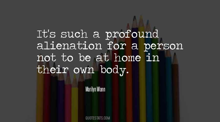 Home In A Person Quotes #745541