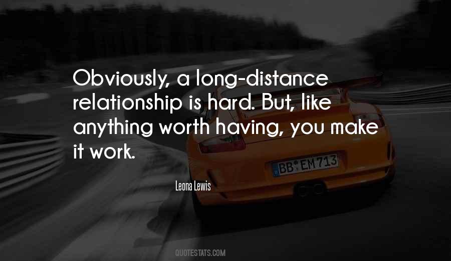 Relationship Distance Quotes #1576780