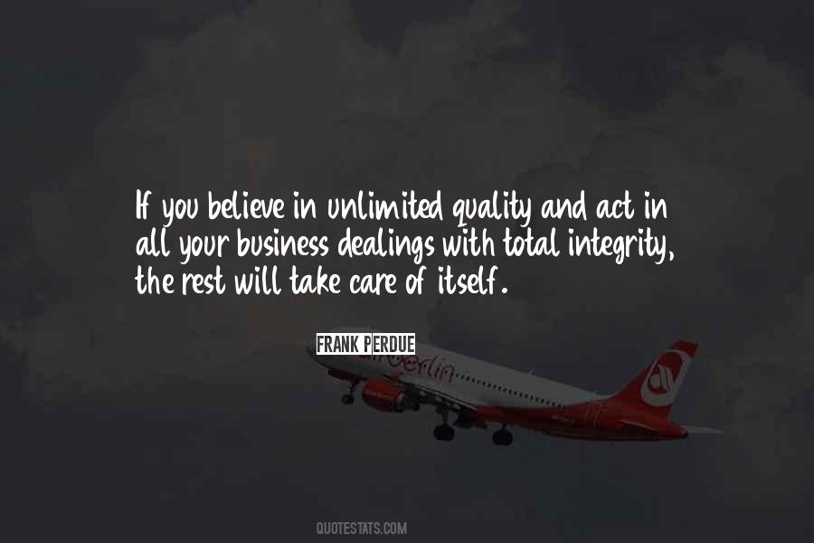 Take Care Of Your Business Quotes #1670592