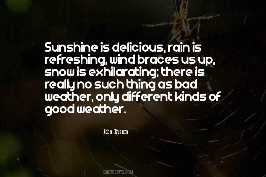 There Is No Such Thing As Bad Weather Quotes #712768