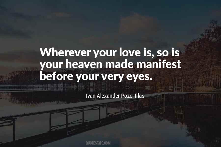 Love Manifest Quotes #1525782