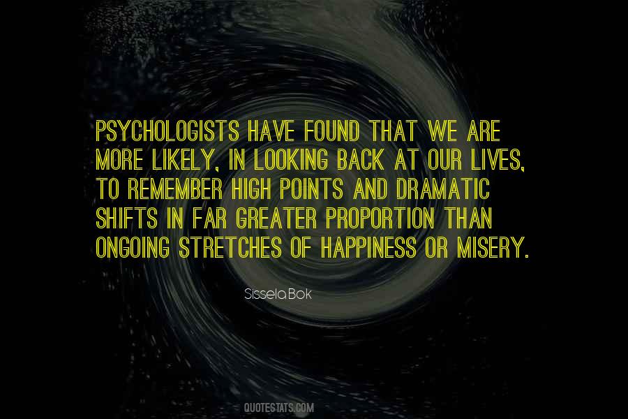 Misery Happiness Quotes #25164