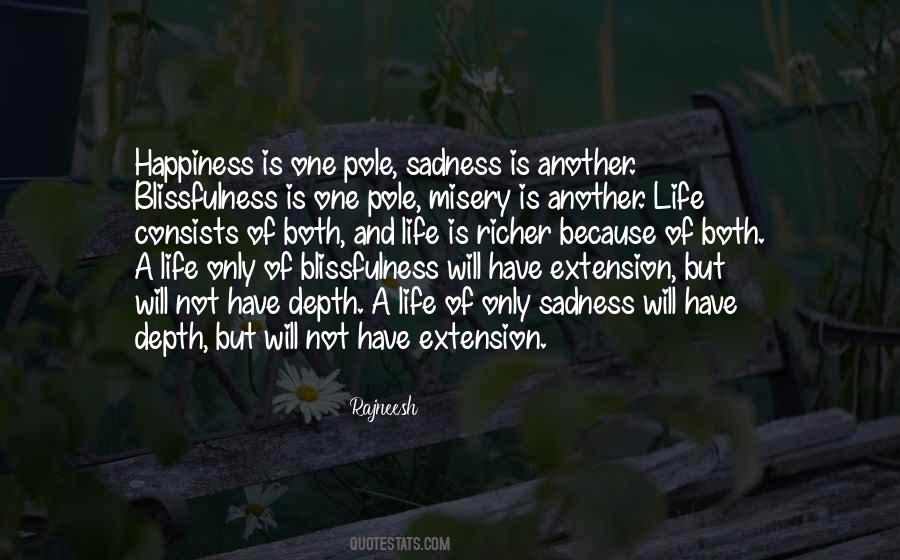 Misery Happiness Quotes #629365
