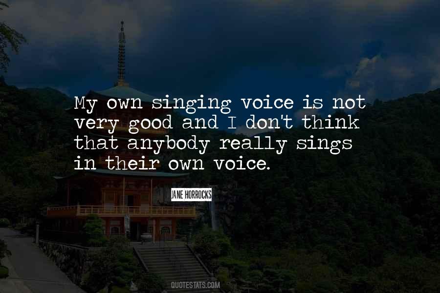 Own Voice Quotes #1776274