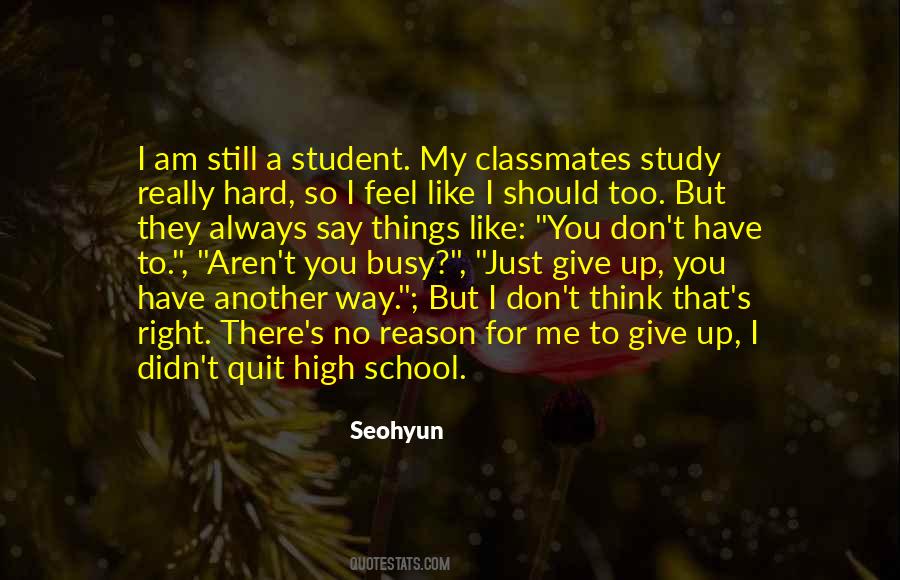 High School Student Quotes #234705