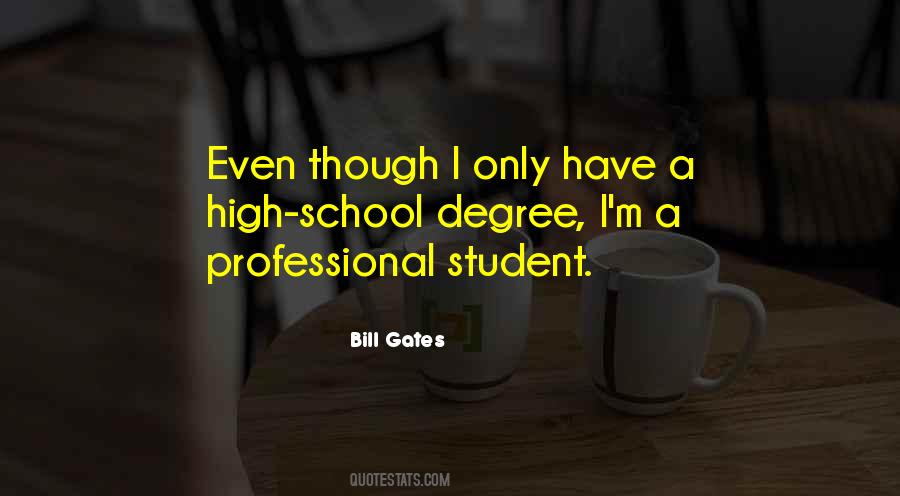 High School Student Quotes #270307