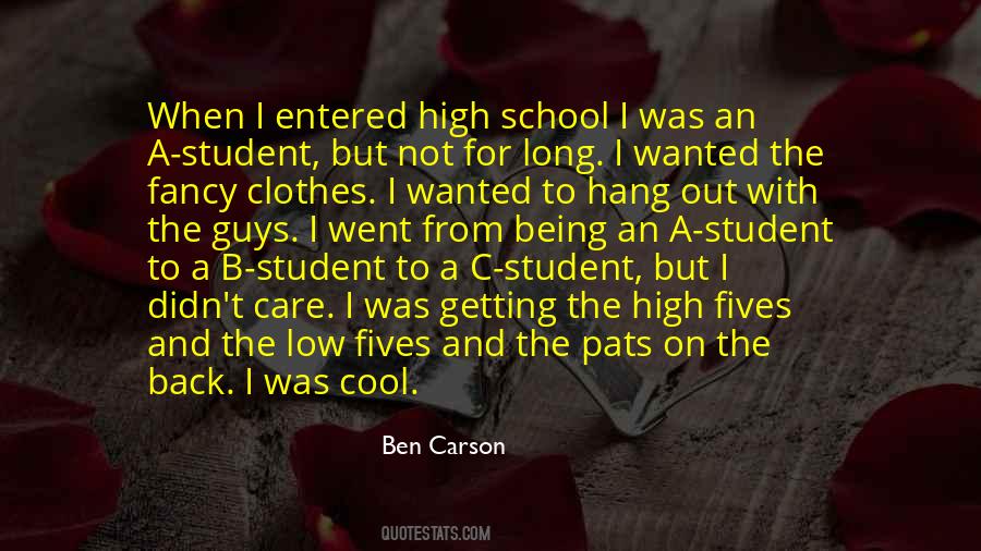 High School Student Quotes #988355