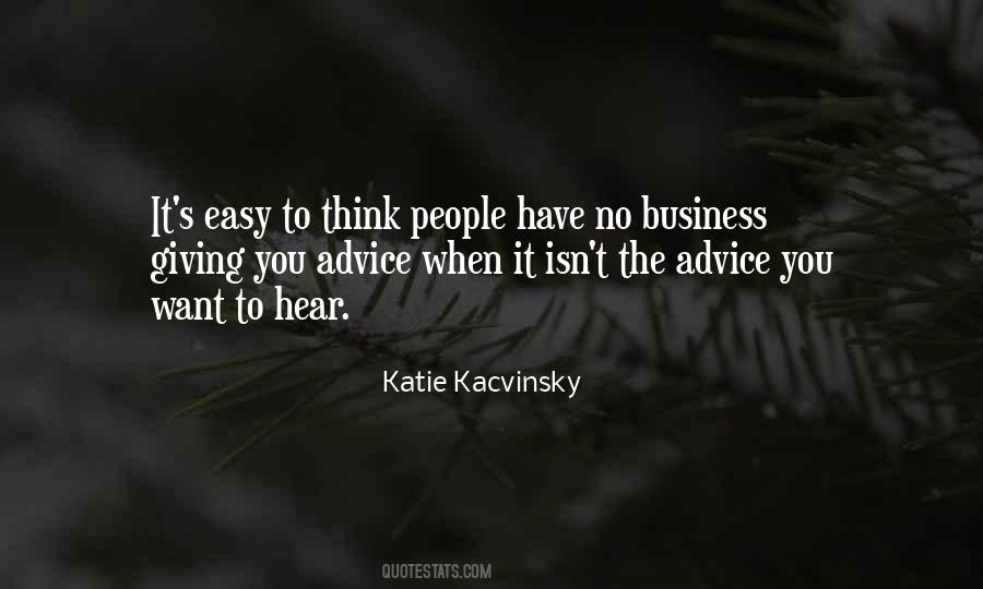 Best Business Advice Quotes #59773