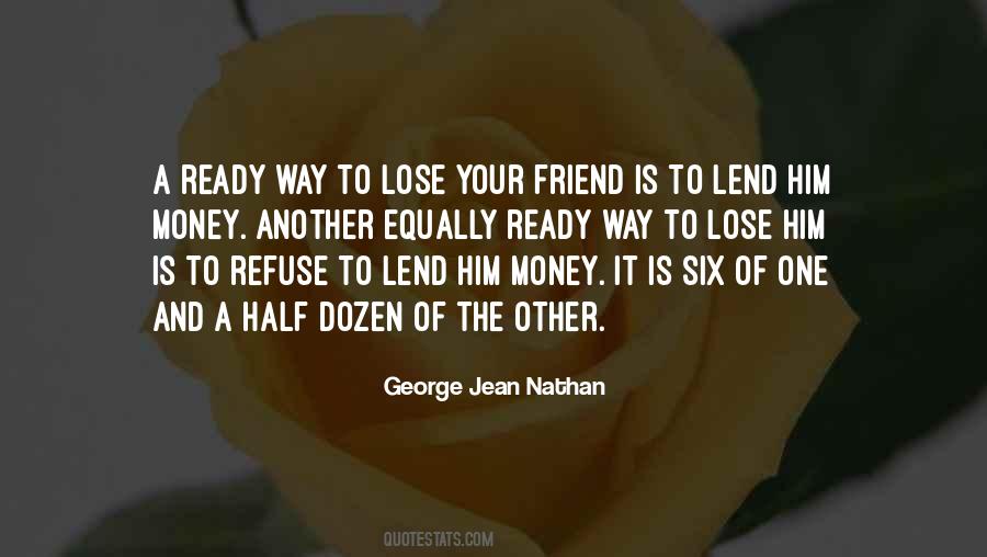 Quotes About Money Friends #151684