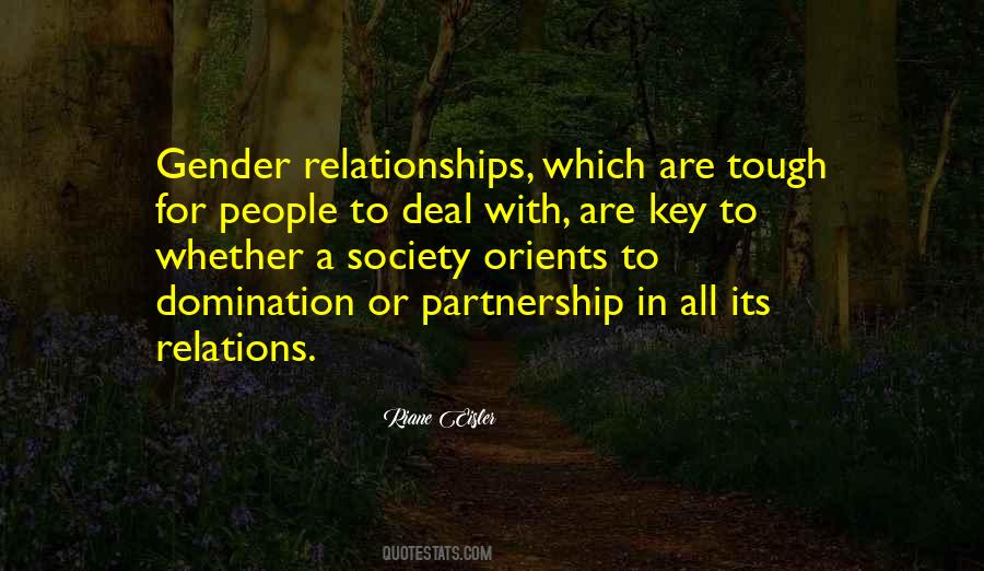 Relationships Are Tough Quotes #323100