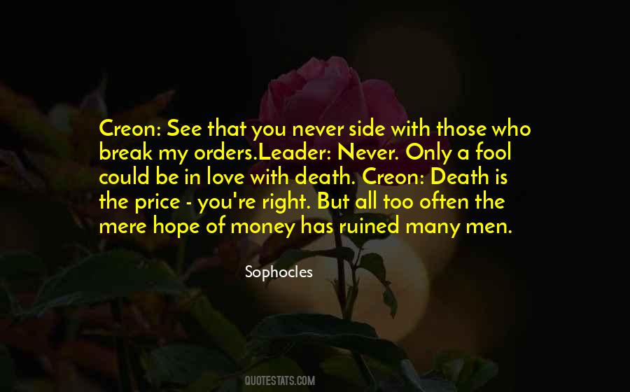 Leader Of Men Quotes #1630812