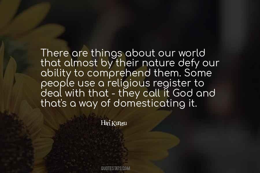 Religious Nature Quotes #140603