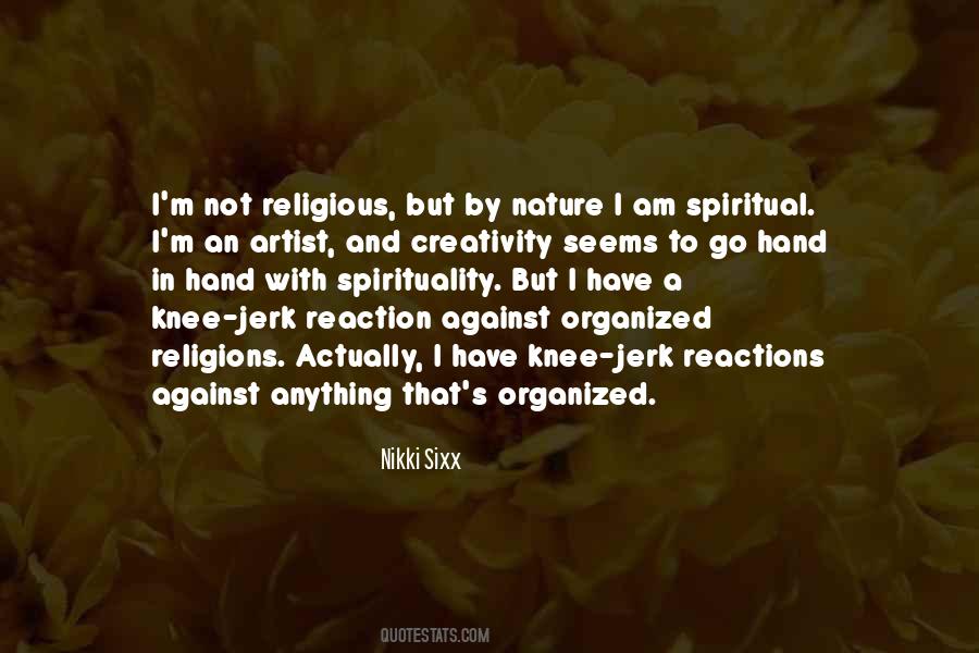 Religious Nature Quotes #1407351