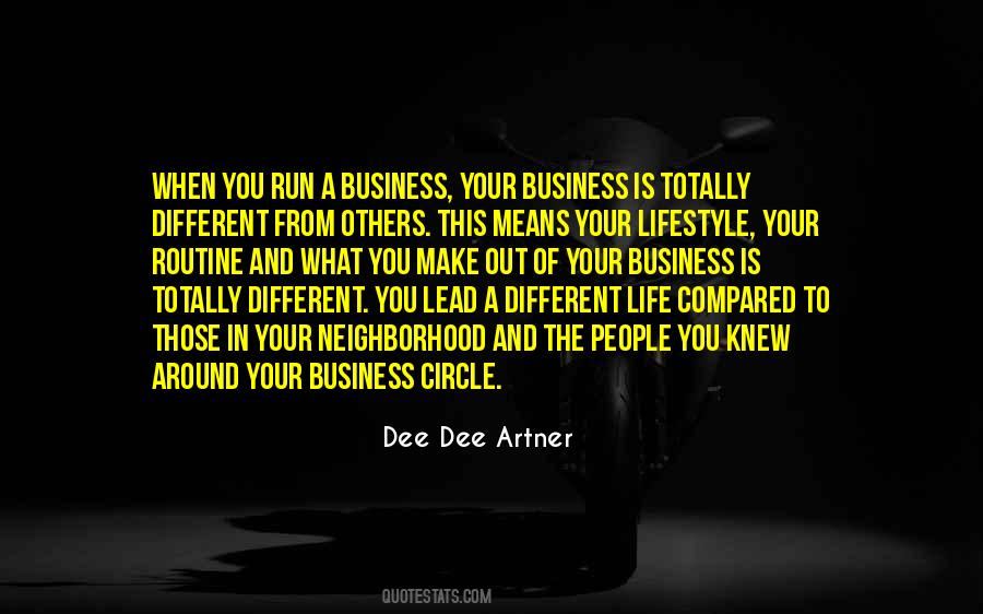 Business Lifestyle Quotes #994189
