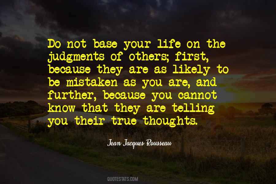 Quotes About The Judgment Of Others #1214391