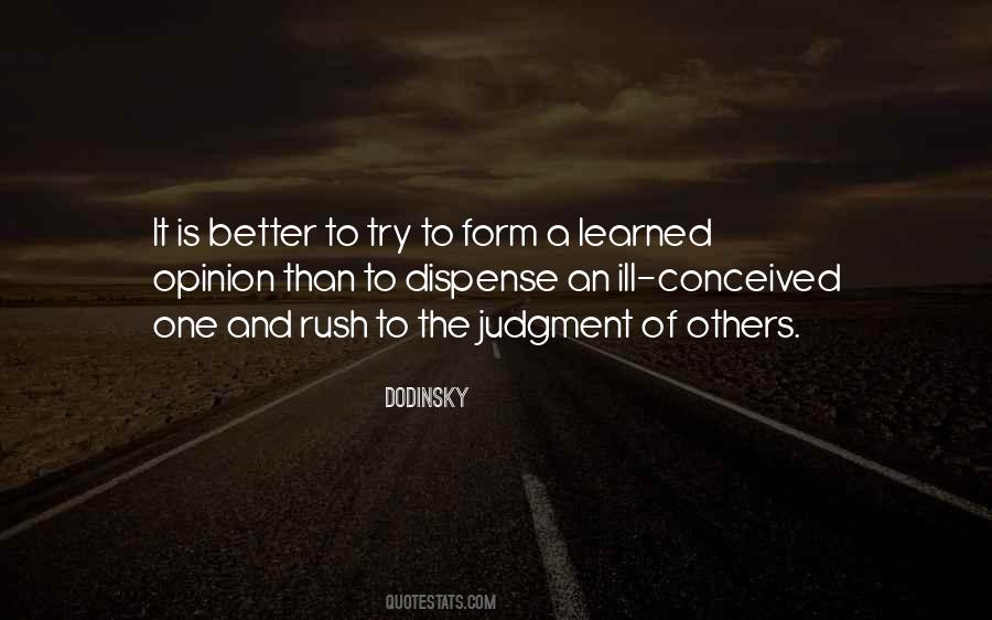 Quotes About The Judgment Of Others #1295014