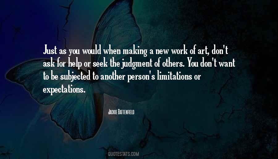 Quotes About The Judgment Of Others #5998