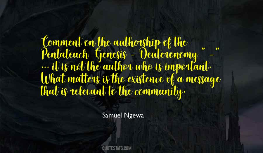 What Is A Community Quotes #1272365